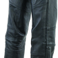 River Road Longhaul Leather Chaps Black - Large