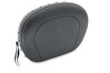 Mustang Harley Low Medallion Style Sissy Bar Pad(9 inch x 12 inch) w/Studs - Black