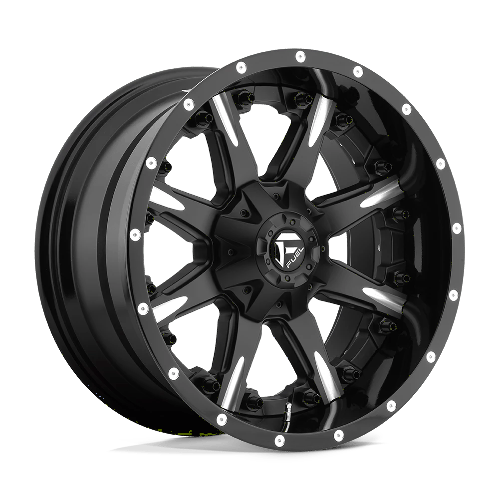 FUEL D251 NUTZ 20x10 5x127/5x139.7 -19 MATTE BLACK MILLED