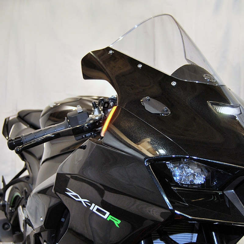 New Rage Cycles 20-25 Kawasaki ZX-10R Mirror Block Off Plates