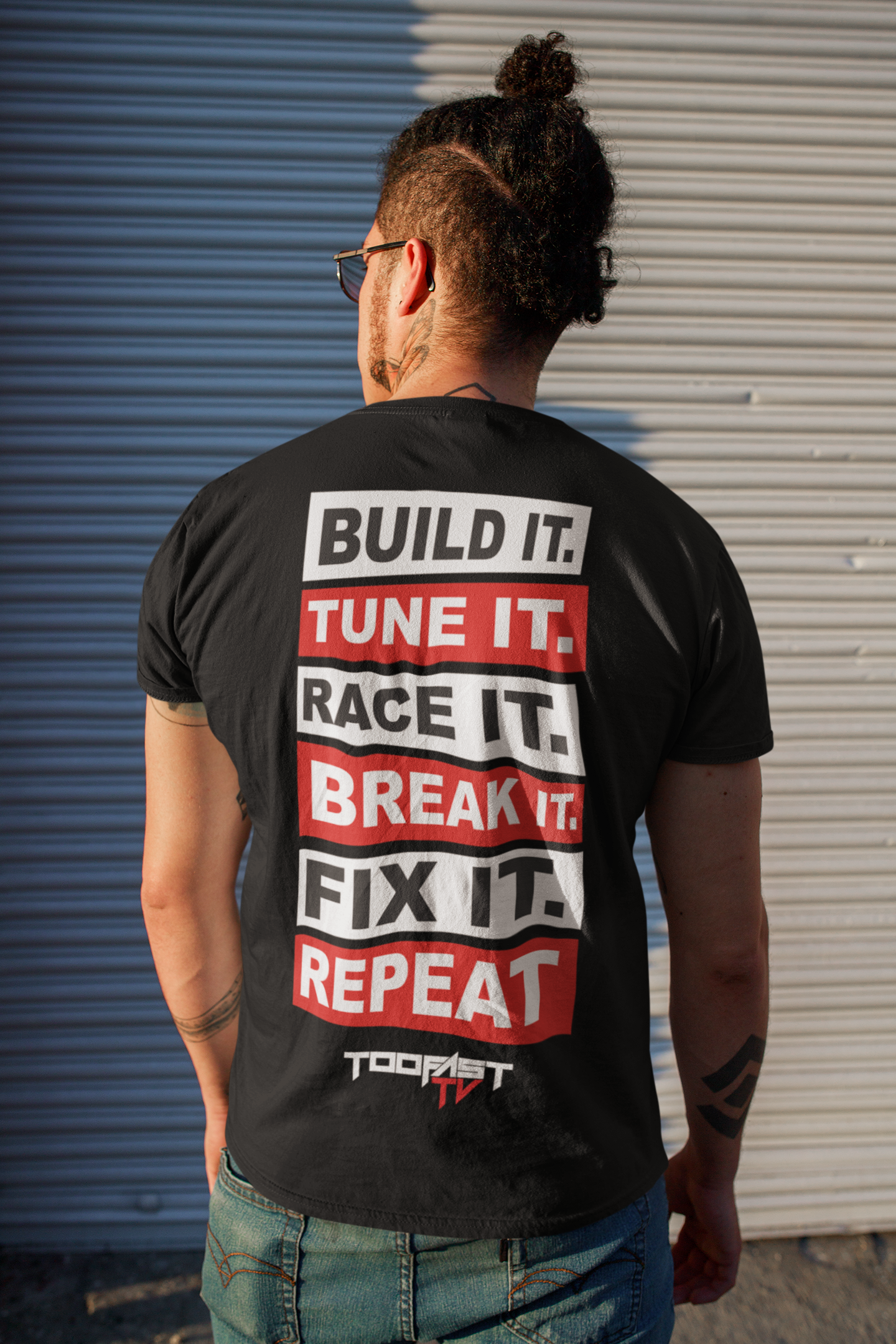 "Build it, Tune it" Too Fast Auto T-Shirts