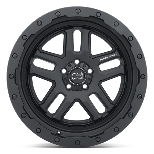Black Rhino Hard Alloys BR BARSTW 17X9.5 6X139 -18 112 TXT M-BLK Wheels
