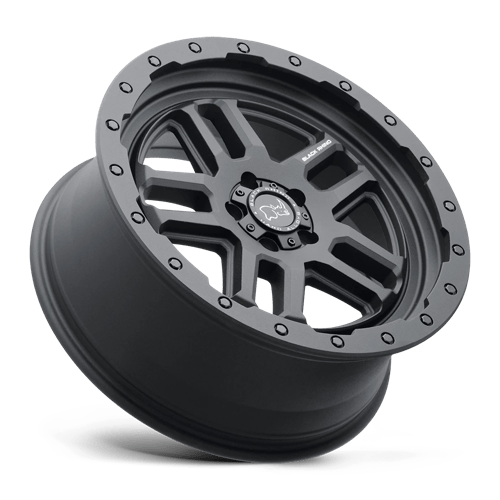 Black Rhino Hard Alloys BR BARSTW 17X9.5 6X139 -18 112 TXT M-BLK Wheels