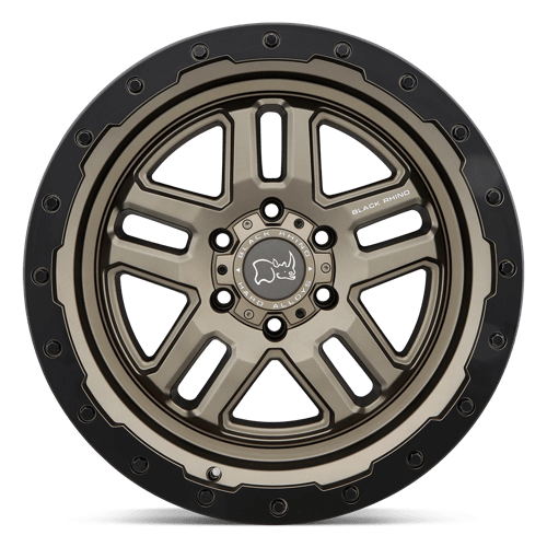 Black Rhino Hard Alloys BR BARSTW 20X8.5 5X114 +30 76 M-BRZ M-BK Wheels