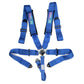 NRG 5PT 3in. Seat Belt Harness / Cam Lock - Blue