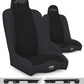 PRP Jeep Wrangler JK/JKU Daily Driver High Back Suspension Seats Kit (Pair) - Black