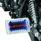 Kuryakyn Nova Curved Horizontal Mount Side License Plate Holder Chrome