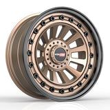 VORTEK Matte Bronze Black Bolts / Lip VRD-702MBRB 17x9 6x135/6x139.7 Wheels