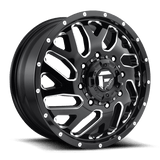 Fuel GLOSS BLACK MILLED D581 22x8.25 8x210 Wheels
