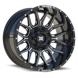 TWISTED OFF-ROAD TW1 Gloss Black Milled 22x10 8x165.1/8x170 Wheels | Offset: -18 | Backspace: 4.75 | Bore: nan