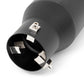 Exhaust Tip | Black | RC Logo | 2.5-3.125 Inch Pipe