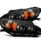 AlphaRex 99-09 Honda S2000 LUXX-Series Projector LED Headlights - Alpha-Black