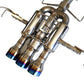 Invidia 22+ HONDA CIVIC TYPE-R FL5 R400 SINGLE LAYER TI TIP FULL CAT-BACK (NON POLISH PIPE)