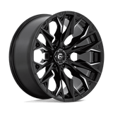 Fuel GLOSS BLACK MILLED D803 22x10 6x139.7 Wheels