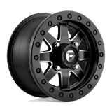 Fuel MATTE BLACK MILLED D938 18x7 4x137 Wheels