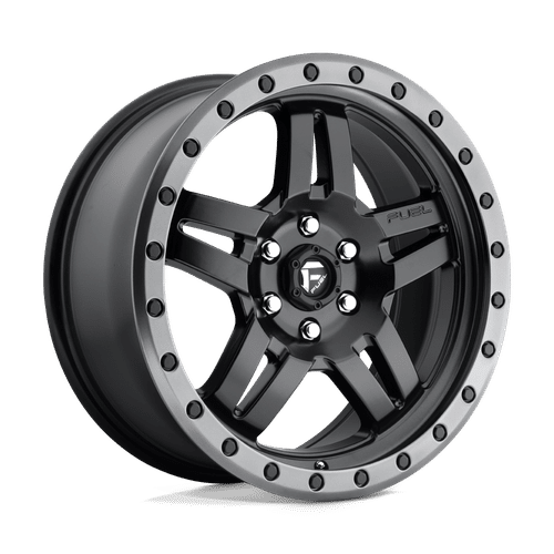 Fuel MATTE BLACK GUN METAL RING D557 18x8 6x120 Wheels