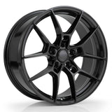 OPE FF06 Ultra Light 18x8.5 5x114.3 Diamond Black  | ET  25  | CB  73.1