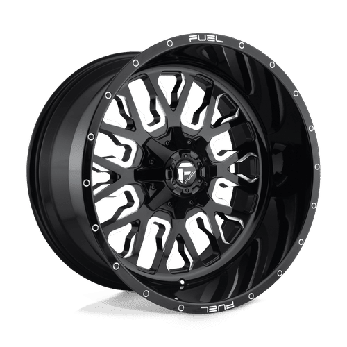 Fuel D611 22x7 4x137 13 GLOSS BLACK MILLED