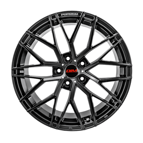 DIM Matte Black RE-688 BLACK 18x8.5 5x112 Wheels