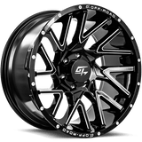 AGGRESSION 20x9 6x135 12 Gloss Black Milled