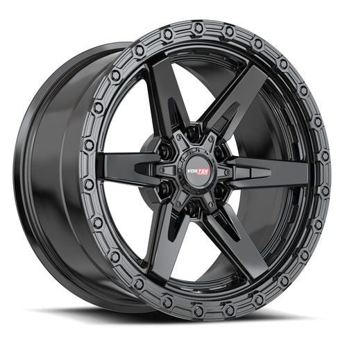 VORTEK Satin Black VRT-602SB 17x9 6x135/6x139.7 Wheels