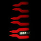 AlphaRex 99-06 Chevrolet Silverado/99-06 GMC Sierra LUXX-Series LED Tail Lights - Black