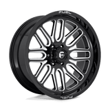 Fuel GLOSS BLACK MILLED D662 20x9 6x139.7 Wheels