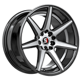 SPEC-1 RACING SP-73 Gloss Black Machined / Undercut nan 5x112 Wheels | Offset: 42 | Backspace: nan | Bore: nan