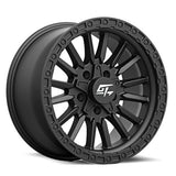 GT OFFROAD Matte Black Chamber Matte Black 17x9 8x165.1/8x180 Wheels