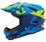 THH Helmets T-42 BMX Xtreme  Blue/Yellow - Large