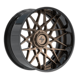 SENTALI BFX Gloss Black Lip / Gloss Bronze Centre BFX5 22x12 6x135/6x139.7 Wheels