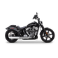 Vance & Hines 2025+ HD Softail Twin Slash 4in Round Chrome Slip-On Exhaust