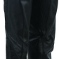 River Road Plains Leather Chaps Black Womens - Small