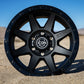 ICON Rebound 18x9 5x150 25mm Offset 6in BS 110.1mm Bore Double Black Wheel