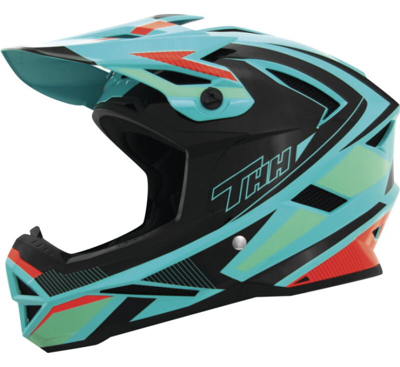 THH Helmets T-42 BMX Acceler Blue/Orange - Large