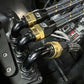 GReddy AN10 90 Degree Swivel Hose End - Black/Gold Anodized