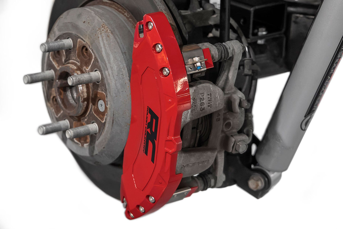 Caliper Covers | Front and Rear | Red | Jeep Gladiator JT 4WD (2020-2025)