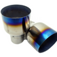 Invidia 15+ Subaru STI 4Dr Q300 Single Layer Titanium Burnt Quad Tip Cat-Back Exhaust