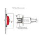 McLeod Spacer Aluminum Hyd T.O. Bearing T56 2 Hole .950in Thick