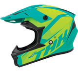 THH Helmets T710XR Airtech Teal/Yellow Youth - Medium