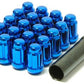 Wheel Mate Muteki Closed End Lug Nuts - Blue 12x1.50
