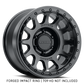 Method Beadlock Ring - 18in Forged - Style 1 - Gloss Black