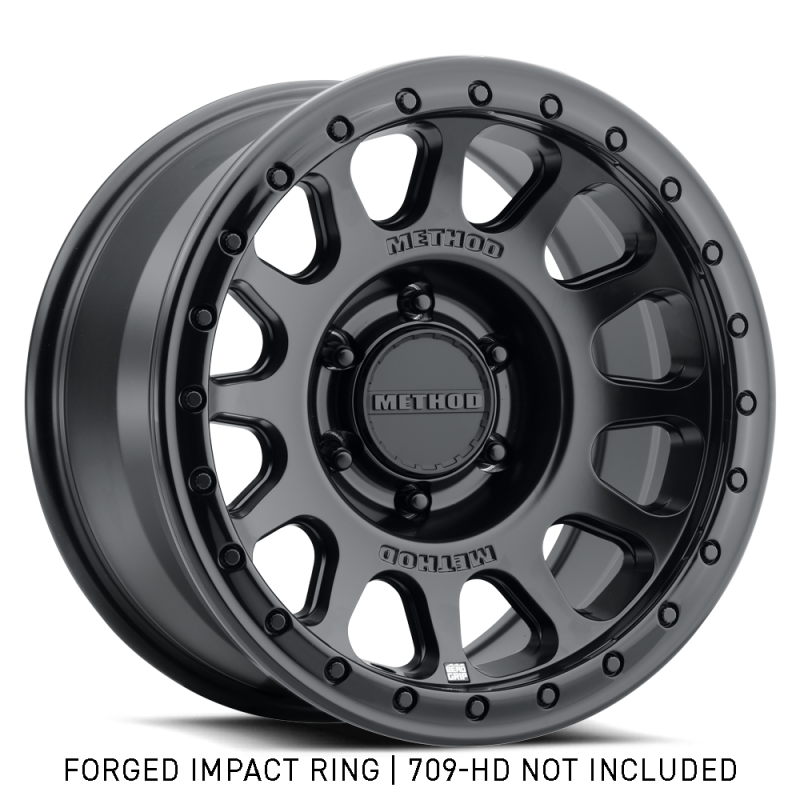 Method Beadlock Ring - 18in Forged - Style 1 - Gloss Black