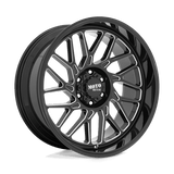 Moto Metal GLOSS BLACK MILLED MO805 22x10 8x180 Wheels