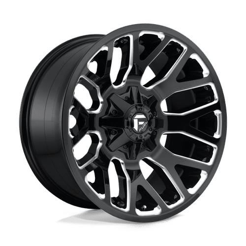 Fuel GLOSS BLACK MILLED D623 20x10 5x114.3/5x127 Wheels