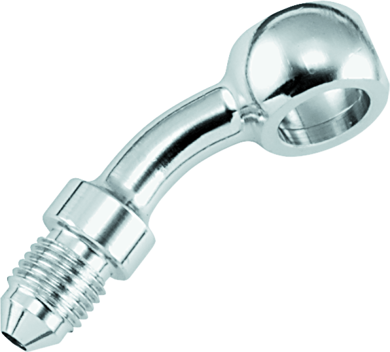 Twin Power Stainless Brake Fitting 3/8 Inch X AN3 35 Degree Banjo Adaptor