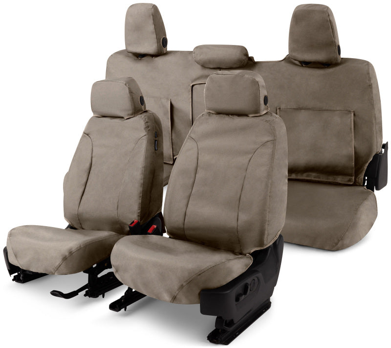 Covercraft 11-24 Dodge Ram Waterproof Polyester SeatSaver Custom Second Row Seat Covers - Taupe