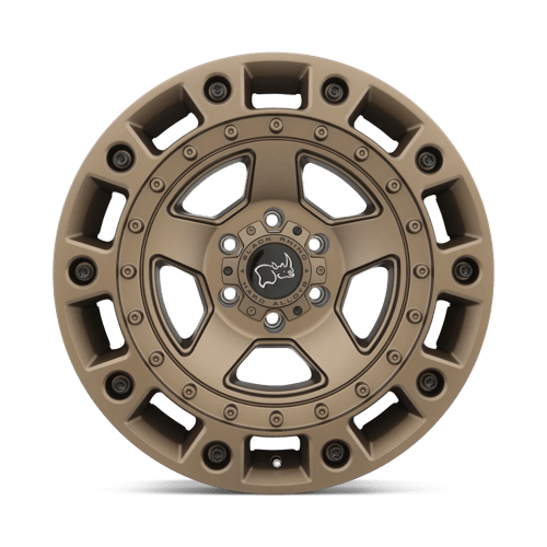 Black Rhino Hard Alloys BRCNC 18X9.5 6X5.5 BRNZ-BLKBLTS 12MM Wheels