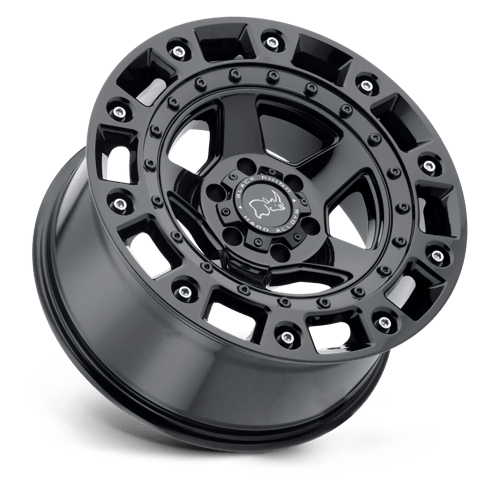 Black Rhino Hard Alloys BRCNC 18X9.5 6X5.5 G-BLK-SSBLT 12MM Wheels