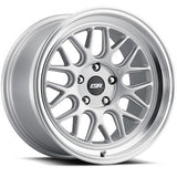ESR Wheels CUSTOM DRILL CR01 19X10 +25 72.56 HYPER SILVER MACHINE LIP..PCD: